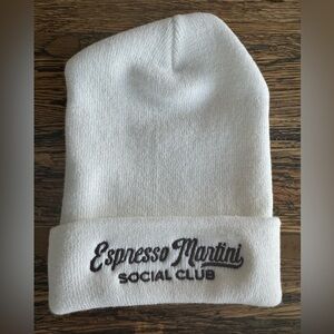 New, Espresso Martini Social Club, Embroidered Cuff Beanie